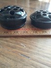 2 Vintage Glass Flower Frogs Garden Supply