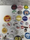 Lot Of 73 Vintage Pinback Buttons Pins Various Sizes And Years