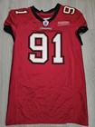 Da quan Bowers 2011 Game Used Worn Tampa Bay Buccaneers Jersey Signed Clemson