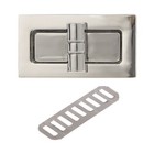Metal Rectangle Shape Clasp Turn Locks Twist Lock Diy Handbag Bag Purse Hardware