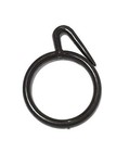 25 Curtain Rings Black With Hook For Door Curtains  Windows Curtains   Curtains