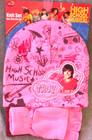 High School Musical Hat Fingerless Gloves Set New Pink Beanie Hat Troy Zac Efron