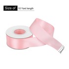 1  10 Yard Double Faced Solid Satin Ribbon Polyester Fabric Hot Pink