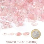  Rose Quartz Crystals  1lb Crushed Rose Quartz Chips Bulk Tumbled Stones Pink