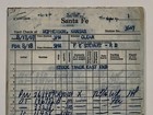 1967 - On Hand Report - Form 1301 - Santa Fe Lines - Railway - Railroad - Kansas