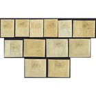 1919  Poland  3f-5m  Fischer  85a-96a   Mi  89- 100  Typographed  Unwmk  Mhr