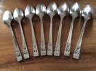 Oneida Community 8 Coronation Silver Plate Teaspoons