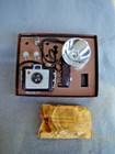 1960   s Kodak Brownie Holiday Flash Outfit Camera In Original Box 183 L