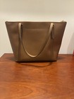 Michael Kors Ciara Large Top Zip Tote In Brown Saffiano Leather 
