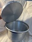 Vintage Mid Century Hammered Aluminum Ice Bucket