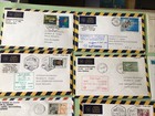 Airmail Stamps Cover 12 Mixed World Covers Ref A1329