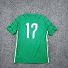 Adidas Jersey Boys 13-14y Green Venice Soccer Club  17 Aeroready Striped Active