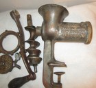 Antique Vintage Landers Frary   Clark  333 Universal Meat Chopper Large Grinder