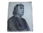 Portrait Pencil Drawing Study Project Signed Student Artwork From  76th Unframed