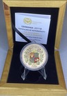 2019 The Allegories Britannia   Germania 1oz Silver Coin 5 Mark W coa Colorized 