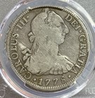 1778 Mo Ff Mexico 8 Reales  Pcgs F Silver Coin
