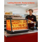 Uimoso 3-tier 36  Commercial Food Warmer Display Cabinet W led Light 137qt 130l