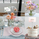 100 Pcs Heart-shaped Plastic Floral Picks - Clear Card Holders For Floral Arrang