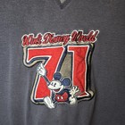 Vintage Walt Disney World Mickey Mouse S Est  In 1971 Crewneck Shirt Blue Grey