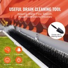 Uimoso 20 Pcs Gutter Guard Brush 60 Ft Total Bristle Leaf Fit 5 25 Inch Gutter