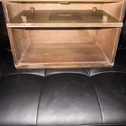 Vintage Wooden Bread Box Eagle