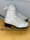 Dbx Little Girl Figure Ice Skates Size 11k White