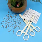84pcs Body Septum Piercing Kit 14g 16g Tools For Nose Tongue Lip Ear Eyebrow    
