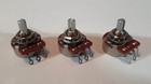 1969 Cts 250k Linear Taper Potentiometers pots   Nos   Set Of 3   Stratocaster