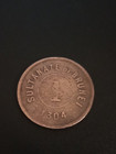 British Protectorate Brunei 1886 1304  1 Cent copper vf