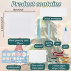 20 Sets Diy Christmas Tree Quilling Kit Handmade Christmas Tree Quilling Card   