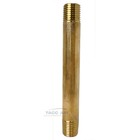 1 4  Male Npt X 4  Long Pipe Nipple 3  Extension Threaded Fitting Brass