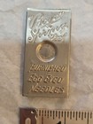 Vtg Boye Spring Steel Burnished Egg Eyed Needles Metal Box Container Full