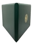Vintage Us Army Certificate Holder Green Vinyl Portfolio Department Of The Army