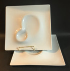 Crucial Detail Martin Kastner Alinea Collection  mounds  White Porcelain Plate