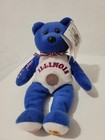 Pish Toys 2003 Illinois 21st State Uncirculated Quarter 9    Plush Beanie Bear