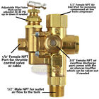 1 2  X 1 2  Npt Gas Air Compressor Unloader Check Valve Combo 145 - 175 Psi