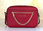 Michael Kors Jet Set Item East West Chain Shoulder Crossbody Bag Cherry