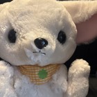 Amuse Feneki Fennec Fox Big Plush 15in White Gingham Bandana Nwt Japan