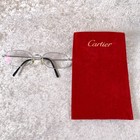 Vintage Cartier Eyeglasses Trinity Silver Frame 51-21-140