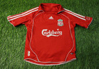 Liverpool Gerrard 2006-2008 Football Shirt Jersey Home Adidas Original Young Xs