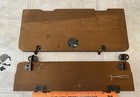 Sewing Machine Cabinet Wood Top Removable Cover hinged Holder 16 5 8    11 3 8   