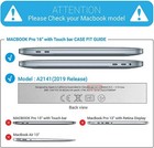 Ibenzer Hard Shell Case For 2020 2019 Macbook Pro 16-inch A2141   Keyboard Cover