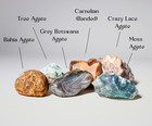 Agate Mix - Rough Rocks For Tumbling - Bulk Wholesale Options
