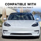 Front Bumper Cover Fit For Tesla Model 3 2017-2023 Fascia W  Park Sensor Hole