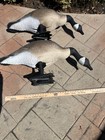 Big Foot Canada Goose Feeder Decoys Lot Of 2