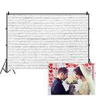 Vinyl Vintage White Brick Wall Photo Backdrop For Photography Newborn 10x10ft