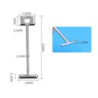 50pcs Reusable Tile Leveling System Positioning Lock Tool Kit Spacer Locator