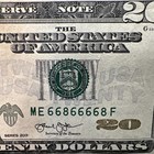  20 Twenty Dollar Bill Federal Reserve Note 2013 Richmond Me 66866668 F   Fancy