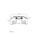 Metal Cello Practice Mute Violoncello Practice Silencer For Cello Parts