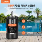 Vevor 1hp Pool Pump Motor 115 230v 9 8 4 9a 56j 3450rpm 90  f 250v Capacitor